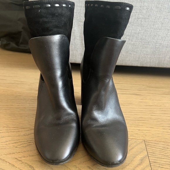 Aquatalia Black Boot Heels - Picture 4 of 5